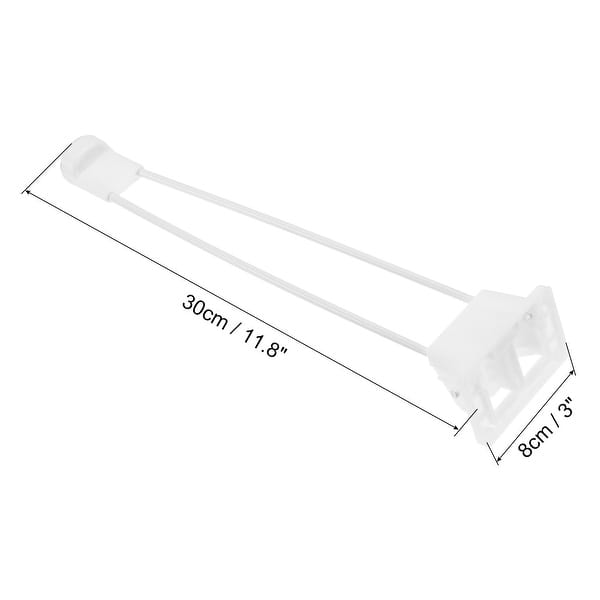 8pcs Folding Table Legs, 11.8" Length Bed Tables Leg Replacement White